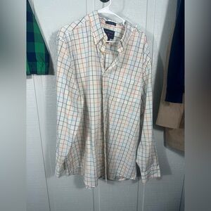 Saddlebred Multicolored Men’s Button Down Size XLT EUC